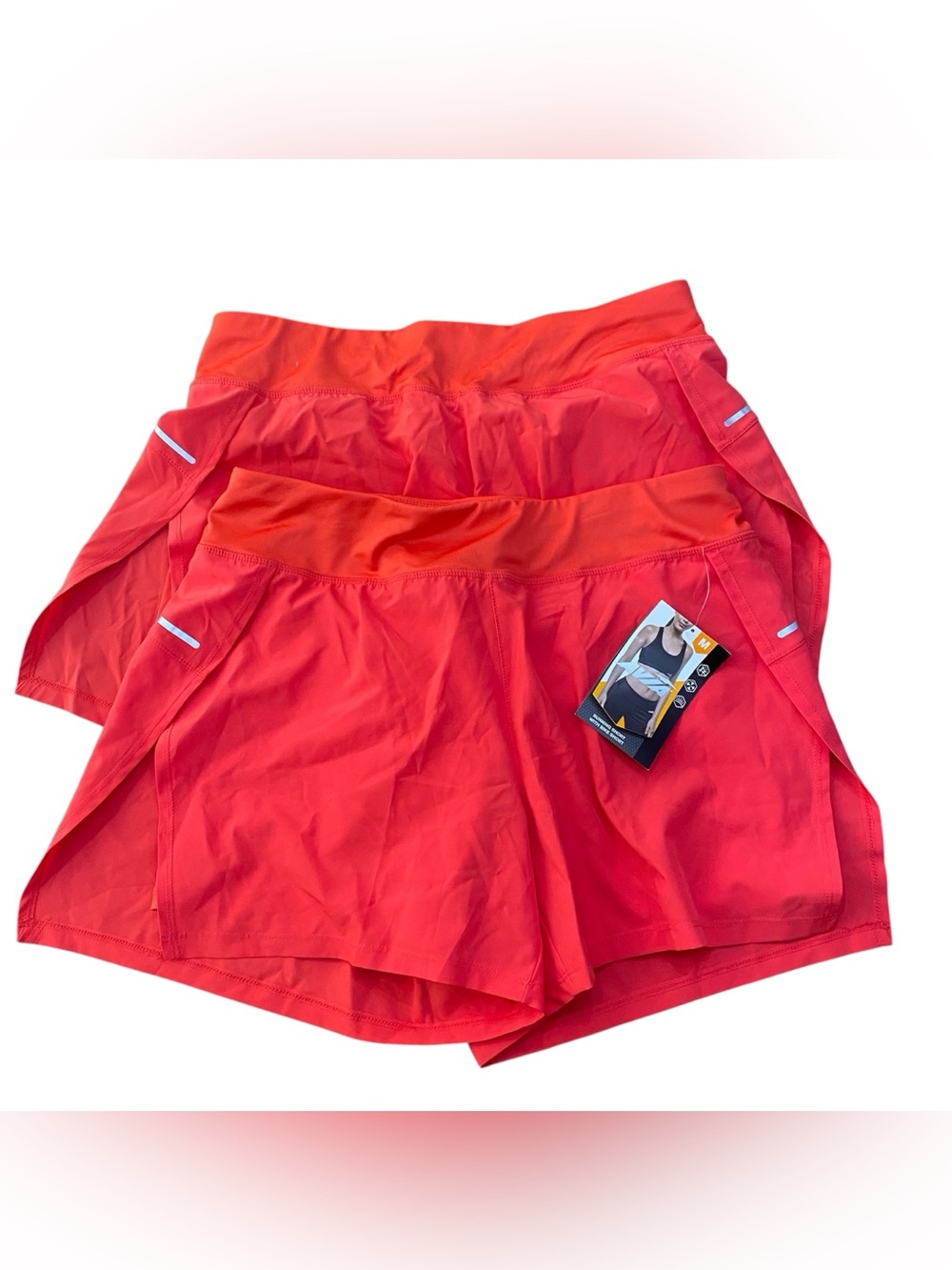 Avia Women's Performance Running Shorts - Begonia Pink 2 Pack